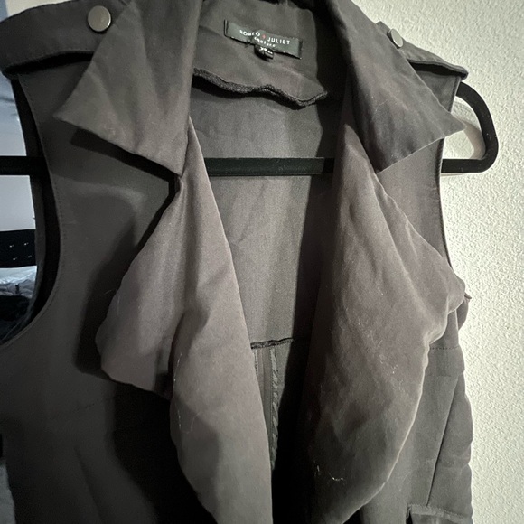 -SOLD- Open Front Longline Vest - Picture 2 of 4